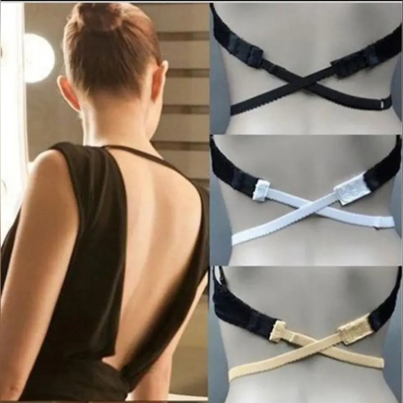 3pk bra extension strap for low back open back dresses and tops - Picture 1 of 8